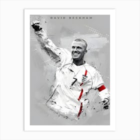 David Beckham Art Print