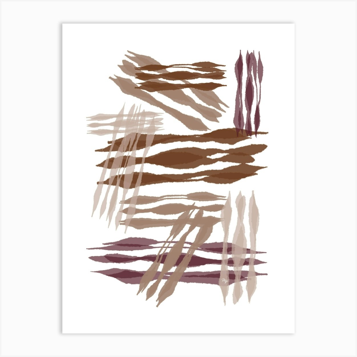 Mocha Straws Poster