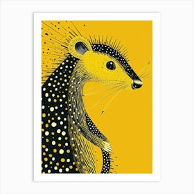 Yellow Opossum 2 Art Print