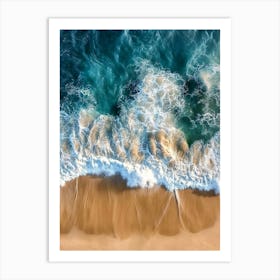 Aerial View Of The Ocean 14 Art Print