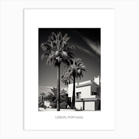 Poster Of Marbella, Spain, Photography In Black And White 3 Art Print