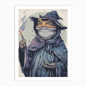 Wizard Frog Art Print