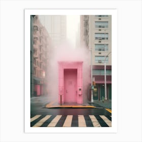 Pink Door 4 Art Print