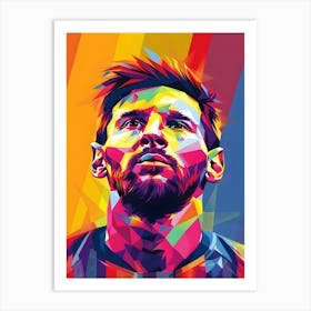 Lionel Messi 4 Art Print