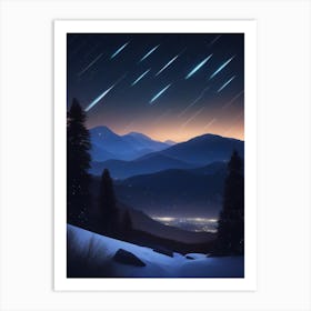 Starry Sky Art Print