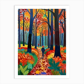 Autumn Walk 1 Art Print