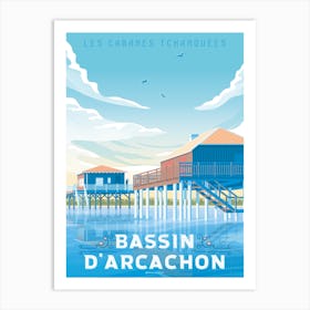 Bassin Arcachon France Art Print