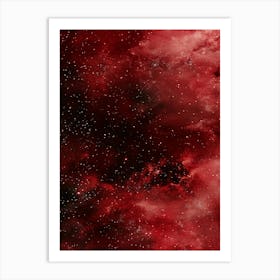 Red Nebula 4 Art Print