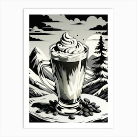 Latte Art Art Print