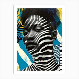 Zebra Print 4 Art Print