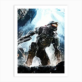 Halo master chief 1 Art Print