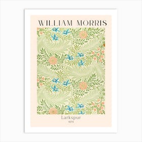 William Morris - Lakspur Art Print