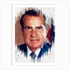 Richard M Nixon Art Print