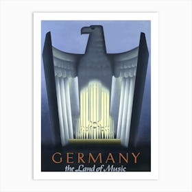 Germany, The Land Of Music Art Print