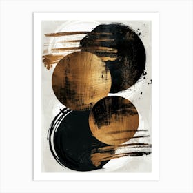 Abstract Circles Canvas Print 23 Art Print