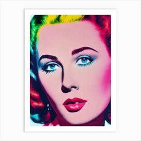 Susan Hayward Pop Movies Art Movies Art Print