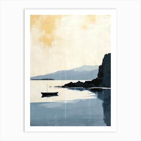 Thessaloniki Tranquility: A Minimalist Perspective, Greece Art Print