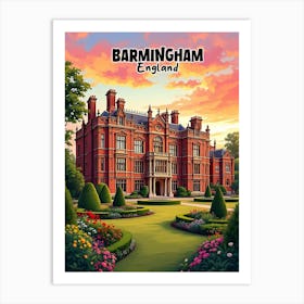 Birmingham Vintage Art V 03 Art Print