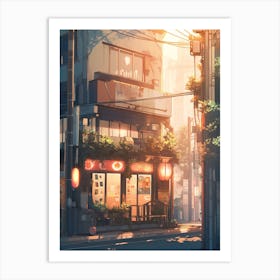 City Dawn Art Print