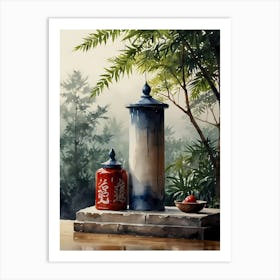 Chinese Vases Art Print