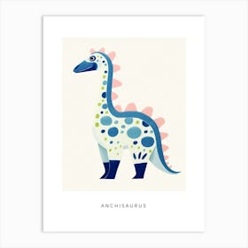 Nursery Dinosaur Art Anchisaurus 1 Poster Art Print
