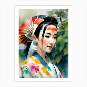 Asian Girl 12 Art Print