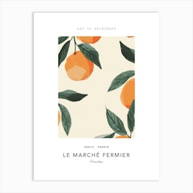 Peaches Le Marche Fermier Poster 1 Art Print