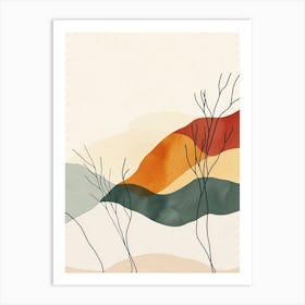 Abstract Landscape Painting Art Print