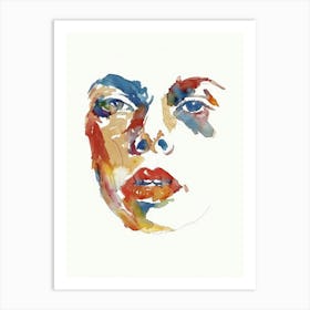 Face Of A Woman 82 Art Print