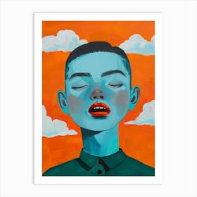 'Blue Sky' 6 Art Print