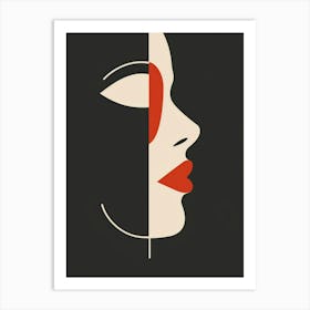 Face Of A Woman 100 Art Print