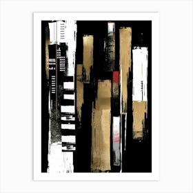 Abstract City Canvas Print 2 Art Print