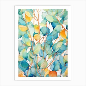 Eucalyptus Leaves 1 Art Print