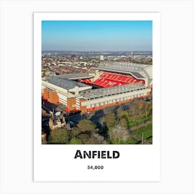 Iamfy9 1254 Anfield Copy Art Print