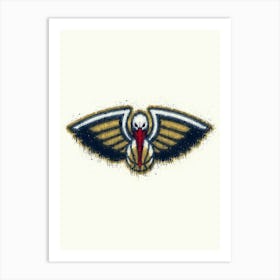 New Orleans Pelicans 1 Art Print