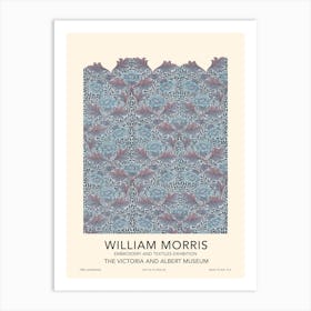 Peony Exhibition Poster, William Morris  Art Print
