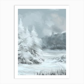 A Winter Day Art Print