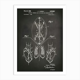 Football Kicker, Football Player Gift, Football Coach Gift, Field Goal Kicker, Football Patent, Football Print, Football Poster,Kicker,Sf8511 Art Print