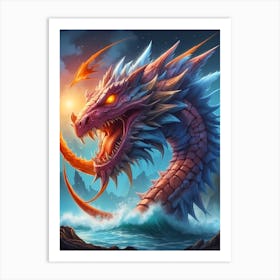 Dragon 6 Art Print