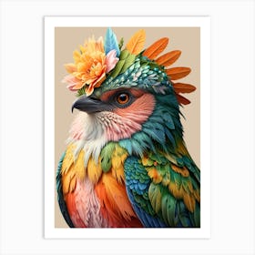 Colorful Bird 3 Art Print