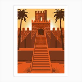 Egyptian Temple Art Print