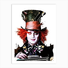 Alice In Wonderland movie 4 Art Print