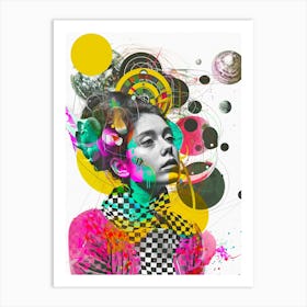 space woman Art Print