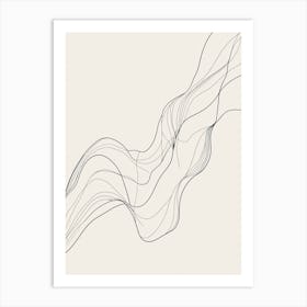 Abstract Line Drawing Art Print