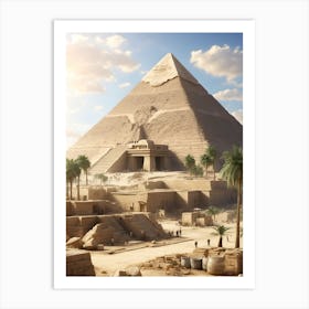 pyramid Art Print