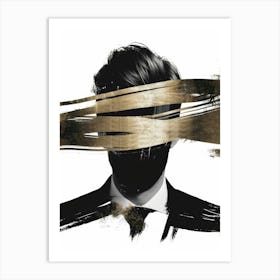 Man In A Suit 2 Art Print