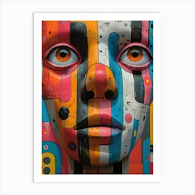 Face Of A Woman 1 Art Print