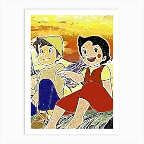 Heidi, Girl Of The Alps Art Anime Art Print