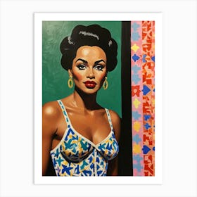 African American Woman 1 Art Print