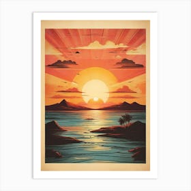 Sunset Canvas Print art print Art Print